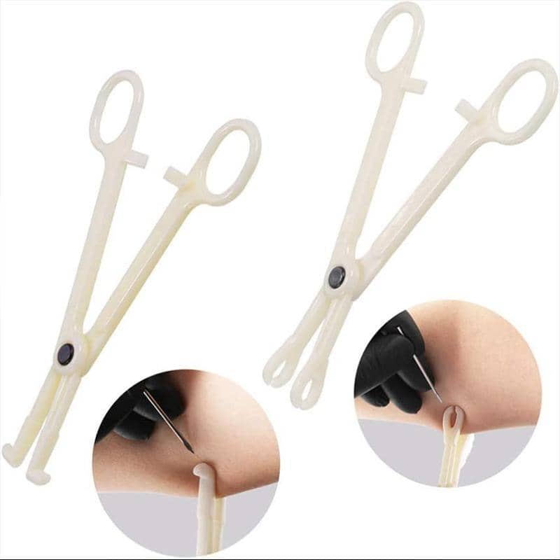 Flower Crystal Dangle Belly Button Navel Bar Ring, Body Piercing Jewellery - view 3