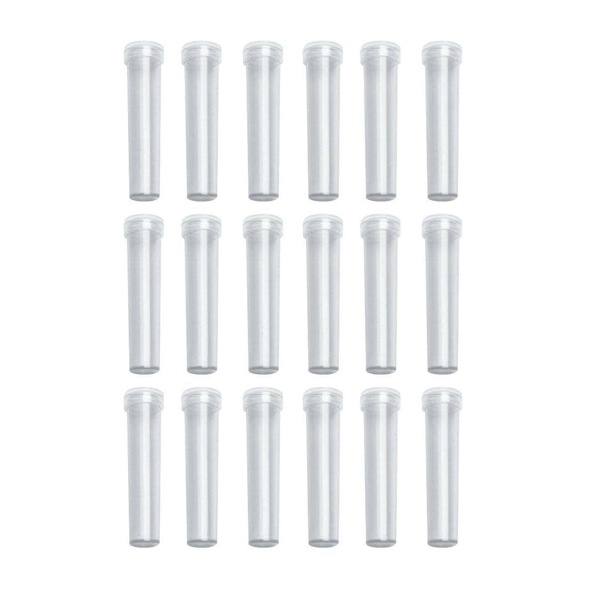 Flower Fresh Keeping Water Tubes for Floral Bouquets - 1.8 x 7 cm, Clear, Pack of 100