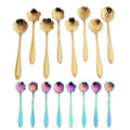 Flower Teaspoon Set, Stainless Steel - Rainbow, Pack of 8 - view 3