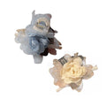 Flower Tulle Hair Claw Clip - Champagne - view 3