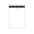 Flower Wrapping Paper, 100 Sheets - Black Love Band Print