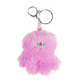 Fluffy Plush Bag Pendant Key Ring - Pink