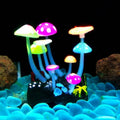 Fluorescent Mushroom Fish Tank Decor Aquarium Ornament Set, 9 Piece - view 4