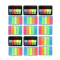 Fluorescent PET Index Tabs 15 Pack Mixed Rectangle and Arrow Styles - view 2