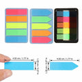 Fluorescent PET Index Tabs 15 Pack Mixed Rectangle and Arrow Styles - view 3