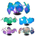 Fluorescent Silicone Aquarium Plant Decoration - Blue - view 3