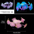 Fluorescent Silicone Aquarium Plant Decoration - Blue - view 4