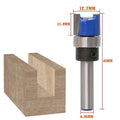 Flush Trim Router Bit Set, Top Bearing, 3 Piece with 1/4 Inch (0.635 cm) Shank - view 3