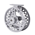 Fly Fishing Reel, CNC Aluminium Front Drag - Silver, 5-6 Weight