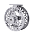 Fly Fishing Reel, CNC Aluminium Front Drag - Silver, 7-8 Weight