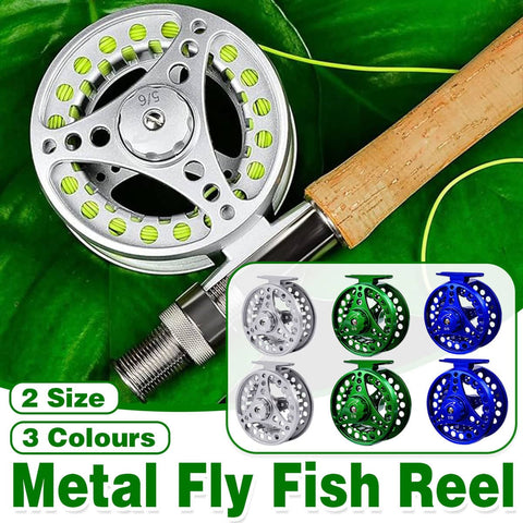 Fly Fishing Reel, CNC Aluminium Front Drag - Silver, 7-8 Weight - view 2