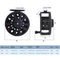 Fly Fishing Reel, Front Wheel, 7.9 x 2.57 cm - view 4