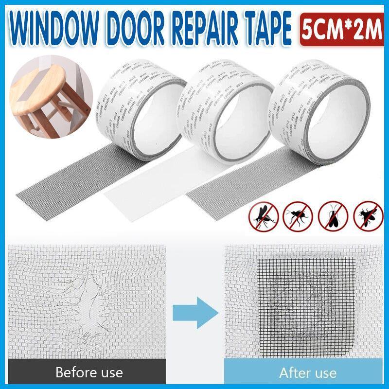 Fly Screen Repair Tape, 200 x 5 cm - White - view 2