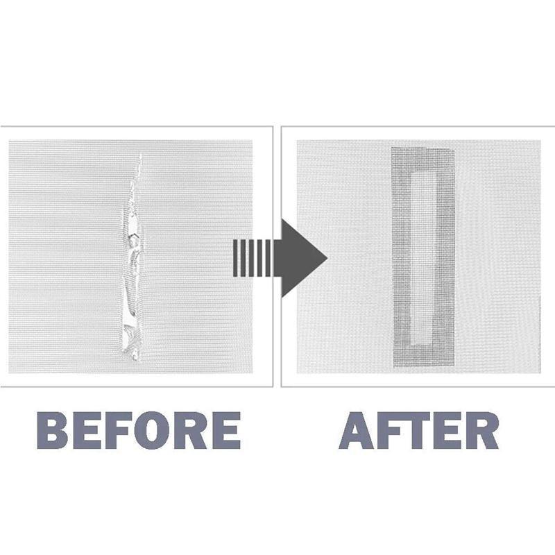Fly Screen Repair Tape, 200 x 5 cm - White - view 5