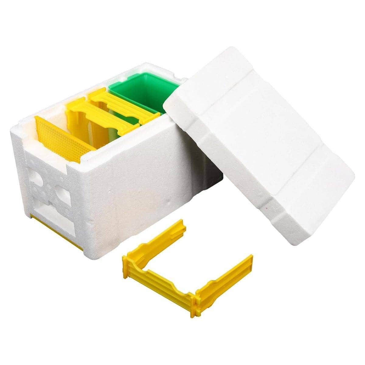 Foam Beekeeping Breeder Box for Queen Rearing and Pollination, with Internal Frames - view 2