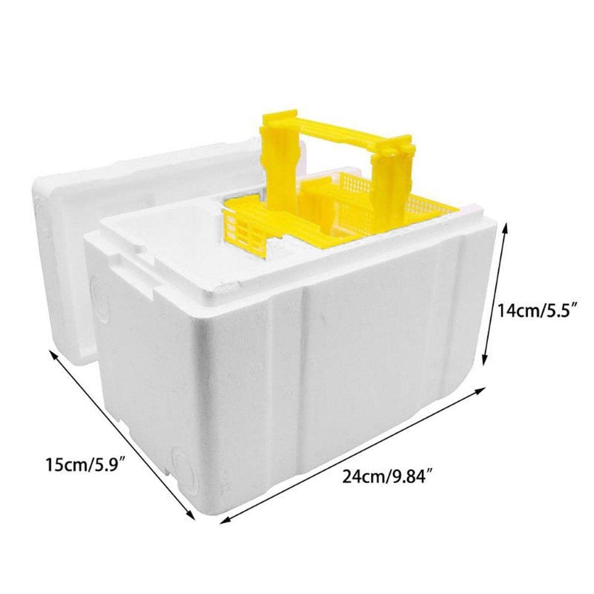 Foam Beekeeping Breeder Box for Queen Rearing and Pollination, with Internal Frames - view 3