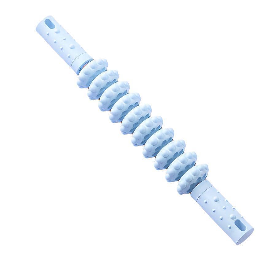 Foam Massage Roller Stick for Calves and Arms - Light Blue