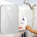 Fogless Polycarbonate Shower Mirror 172 x 132 mm, Anti-Fog Shaving Mirror - view 4