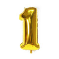Foil Number Balloon 81cm (32 Inch) for Birthdays and Parties - Gold 1