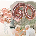 Foil Number Balloon 81cm (32 Inch) for Birthdays and Parties - Gold 1 - view 5