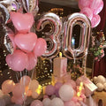 Foil Number Balloon 81cm (32 Inch) for Birthdays and Parties - Gold 2 - view 4