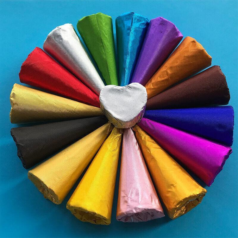 Foil Wrappers Aluminium Pack of 100 - Small (10cm), Pink Embossed - view 11