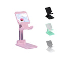 Foldable Adjustable Desk Stand Holder for Mobile Phone and Tablet - Mint Green - view 3
