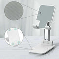 Foldable Adjustable Desk Stand Holder for Mobile Phone and Tablet - Mint Green - view 4