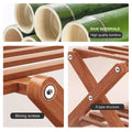 Foldable Bamboo Multi-Layer Shoe Rack with Non-Slip Shelves - 50 cm Wide, 3 Layer - view 5