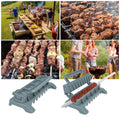 Foldable Barbecue Kebab Mould, Non-Stick Heat Resistant Skewer Maker - view 4