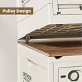 Foldable Camping Storage Box with Wood Grain Lid - Size M (40 x 29 x 25 cm) - view 5