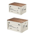 Foldable Camping Storage Crate with Wood Grain Top - Size L (48 x 33 x 27 cm) - view 3