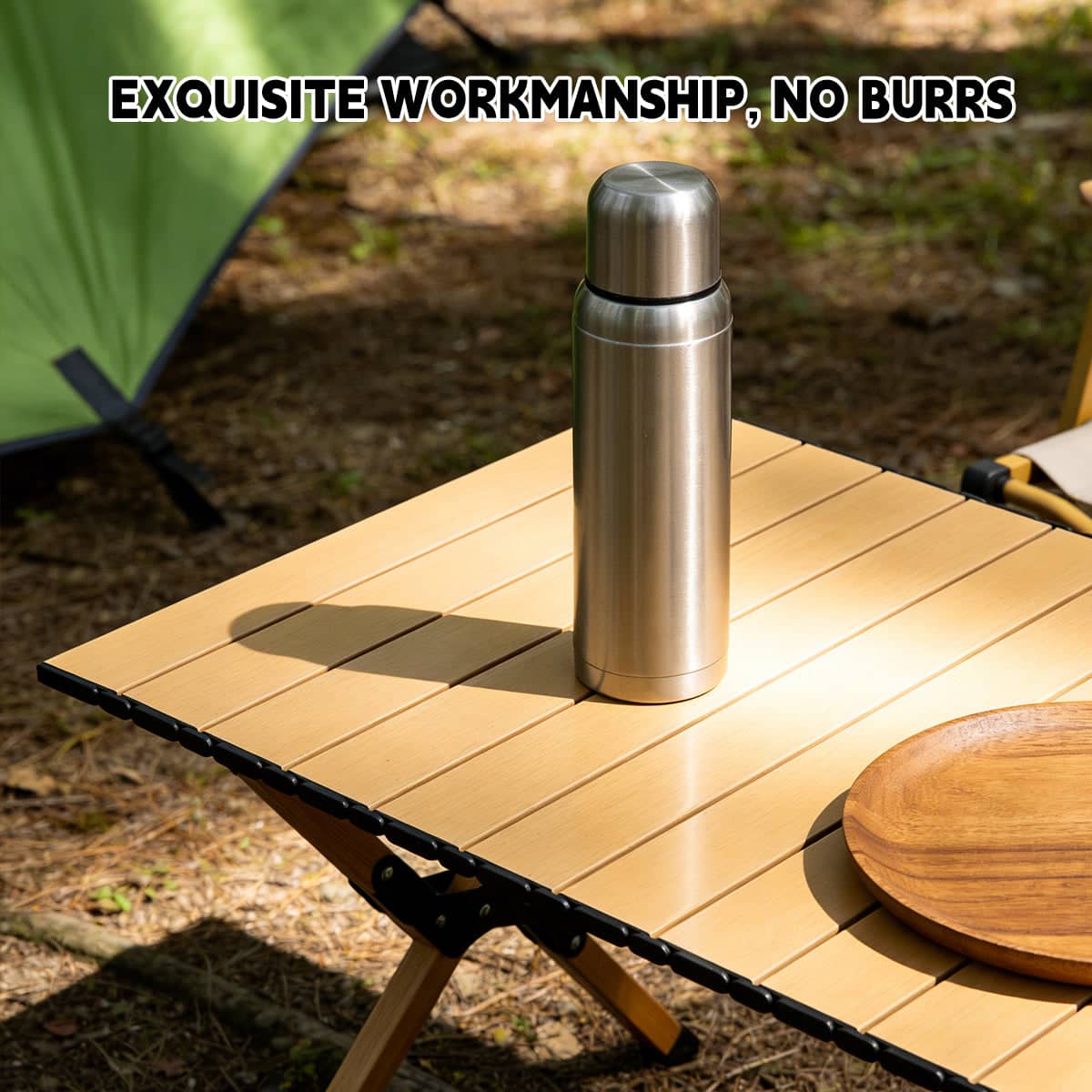 Foldable Camping Table, Portable Outdoor Picnic Dining Table 90 x 59 cm - view 4