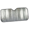 Foldable Car Windscreen Sun Shade - 130 x 60 cm, Silver