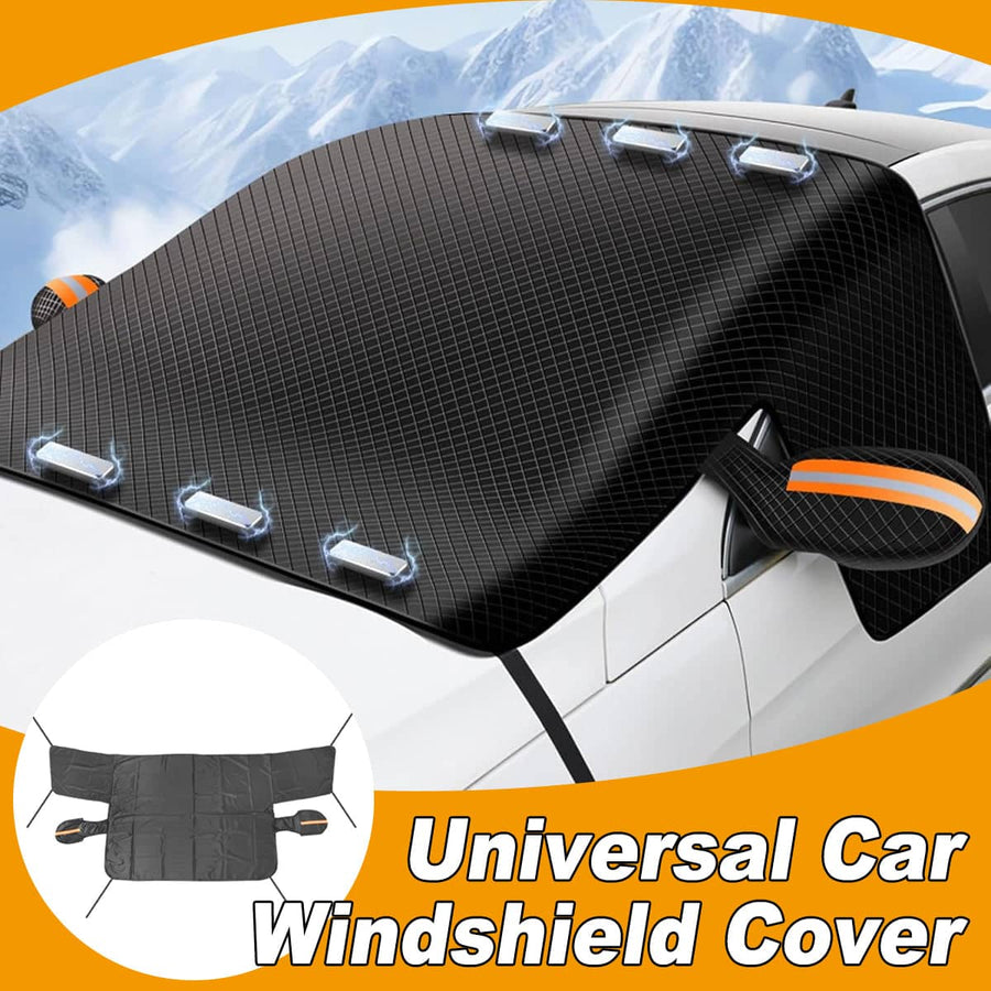 Foldable Car Windshield Cover Oxford Sun and Snow Shade, 250 x 114 cm