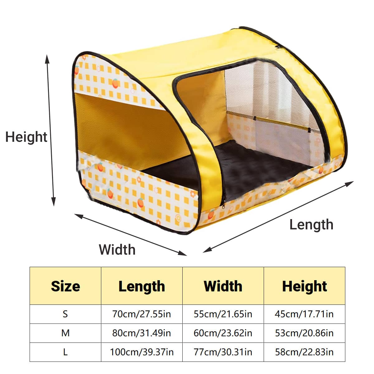 Foldable Cat Nest Pet Tent Indoor Cage Enclosure - Size L (100 x 77 x 58 cm) - view 3