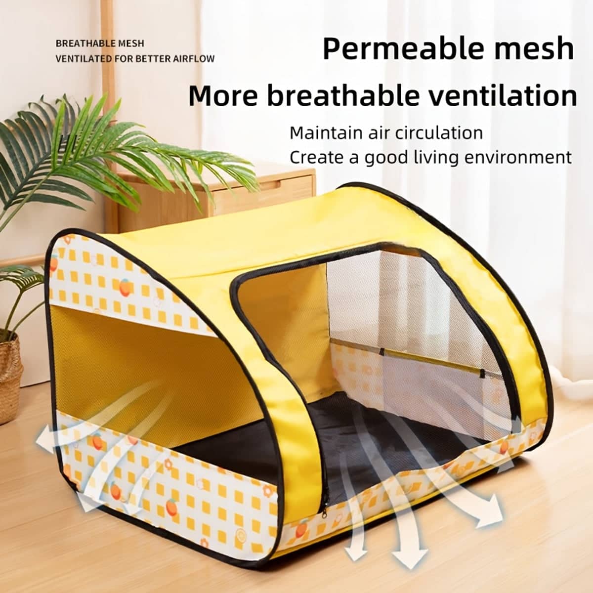 Foldable Cat Nest Pet Tent Indoor Cage Enclosure - Size L (100 x 77 x 58 cm) - view 5