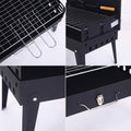 Foldable Charcoal BBQ Grill for Camping, Balcony and Picnics - 43 x 26 x 46 cm - view 3