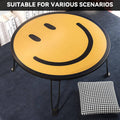 Foldable Children's Study Table with Yellow Smiley Face Top, Play Table - view 4