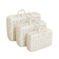 Foldable Clothes and Blanket Storage Bags, Set of 2 - Cream Bear Print, XXL (80 x 25 x 60 cm) - view 3