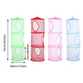 Foldable Clothes Drying Basket, Three Layers, 75 cm Tall - Red - view 4