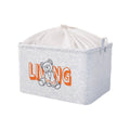 Foldable Clothes Storage Bag with Handles - White, Size XL