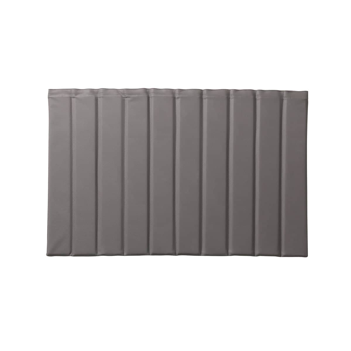 Foldable Diatomite Dish Drying Mat for Kitchen Countertop, Absorbent 64 x 41 cm - Grey