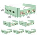 Foldable Disposable Cat Litter Box Toilet Tray for Outdoor Travel - Pack of 6 - view 3