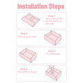 Foldable Disposable Cat Litter Box Toilet Tray for Outdoor Travel - Pack of 6 - view 4