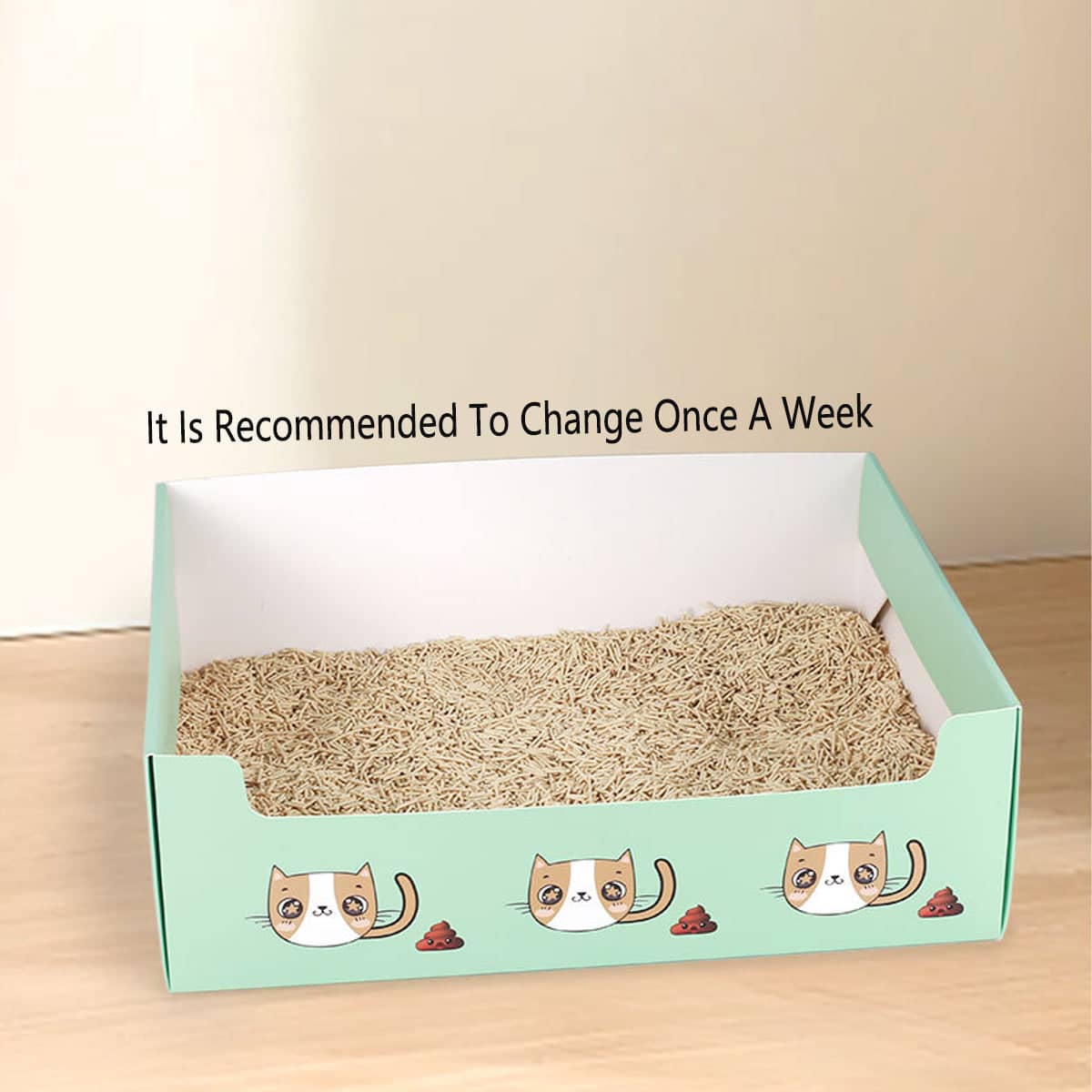 Foldable Disposable Cat Litter Box Toilet Tray for Outdoor Travel - Pack of 6 - view 5