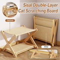 Foldable Double-Layer Sisal Cat Scratching Board for Indoor Cats