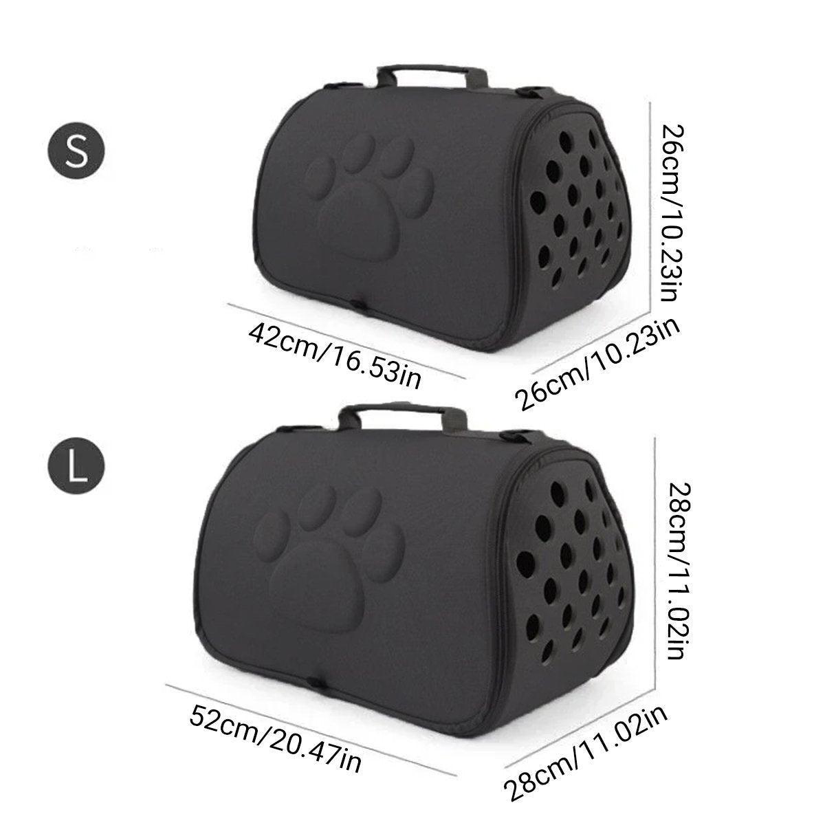 Foldable EVA Pet Travel Bag - Green, Small (42 x 26 x 26 cm) - view 4