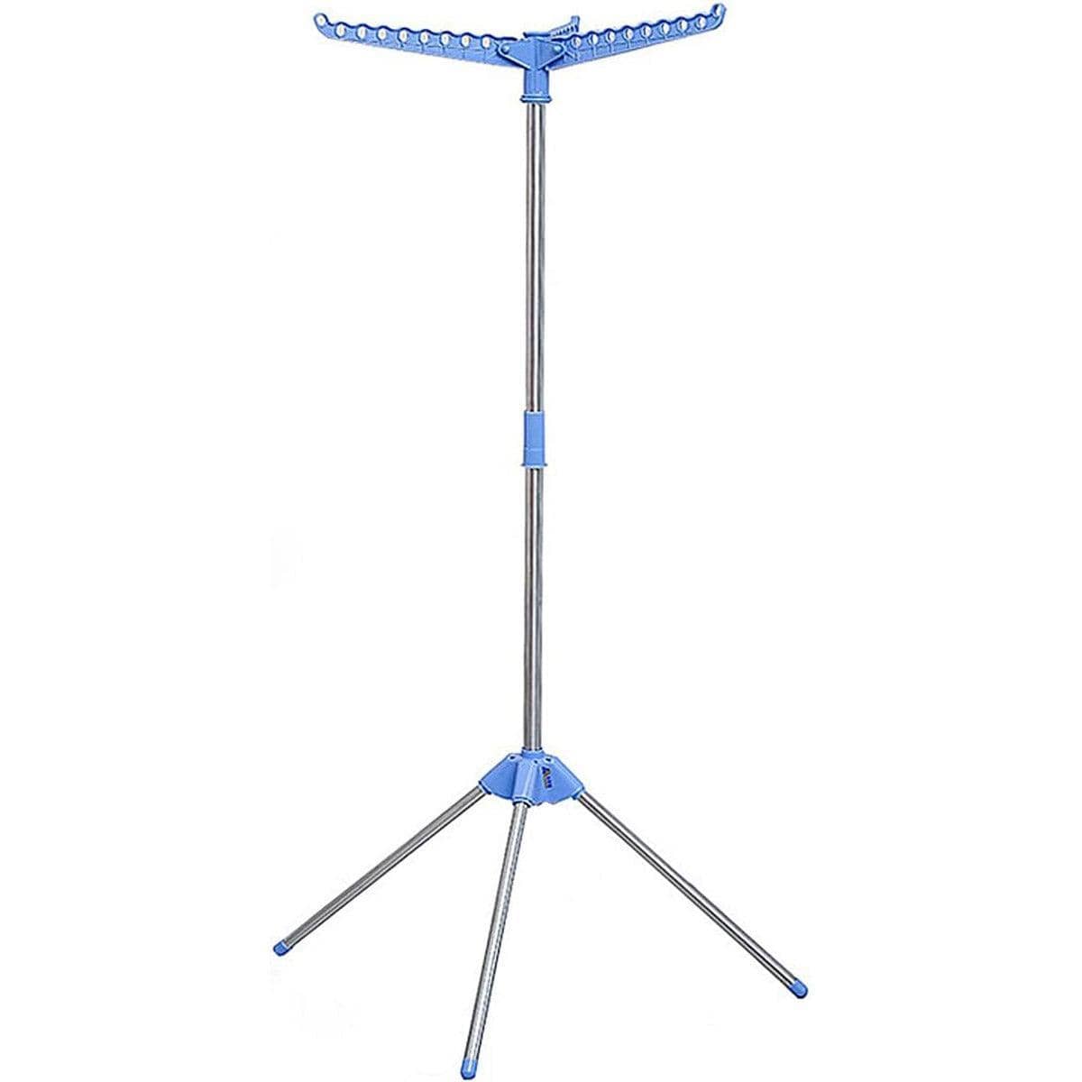 Foldable Floor Drying Rack for Coats and Hats, Triangle Base - view 2