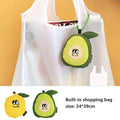 Foldable Fruit Shopping Tote Bag with Pendant - Lemon - view 5